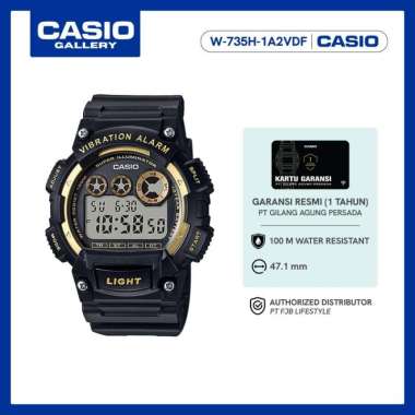 Casio Jam Tangan Original W-735H-1A2VDF