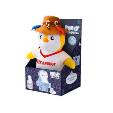 IMBEX - Mainan Boneka Pudgy Penguins Huggable Plush Fisherman Flynn