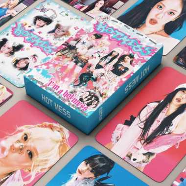 photocard aespa Hot Mess 2 sisi 55pcs agk143 photocard saja