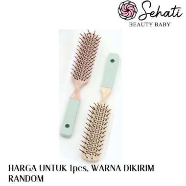 ֍SEHATI֎ SISIR BLOW RAMBUT / SISIR RAMBUT ROLL ANTI KUSUT ROUND COMB / SISIR GULUNG RAMBUT ROLL IMPO