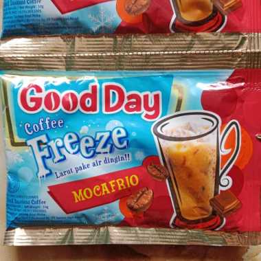 Promo Harga Good Day Coffee Freeze Mocafrio per 5 sachet 30 gr - Blibli