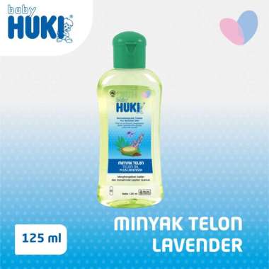 Huki Minyak Telon Lavender - minyak telon bayi 60ml