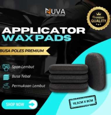 NUVA - Wax Applicator Pads Mobil Motor Spon Sponge Poles