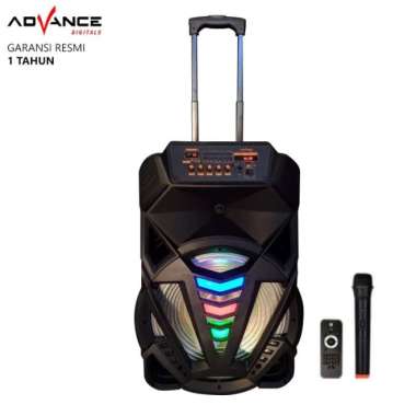 SPEAKER PORTABEL ADVANCE K1501 SPEAKER BLUETOOTH / 1 MIC WIRELESS