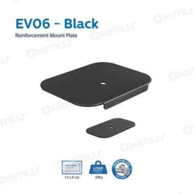 OXIMUS EV06 Black Bracket Penguat Protektor Pengaman Meja White