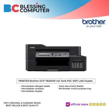 PRINTER Brother DCP T820DW Ink Tank PSC WiFi LAN Duplex / Printer PSC