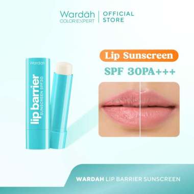 NEW! Wardah Lip Barrier Sunscreen SPF 30 PA+++ - Pelembab Bibir 24 Jam