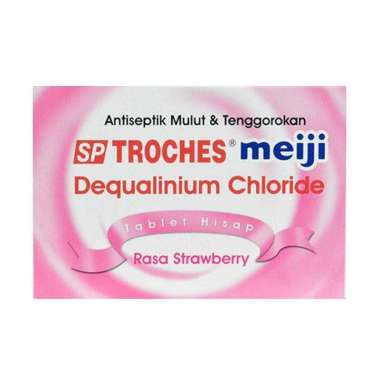 SP TROCHES MEIJI RASA STRAWBERRY 12 TABLET
