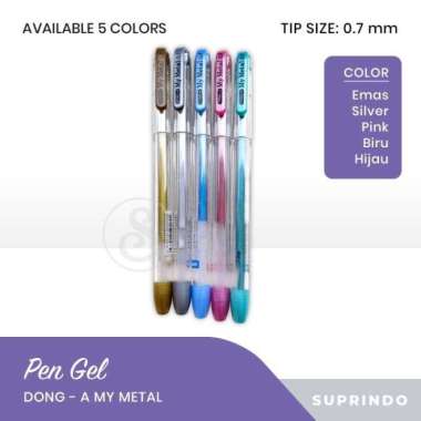 PEN GEL Dong-A My Metal - 0.7mm Silver