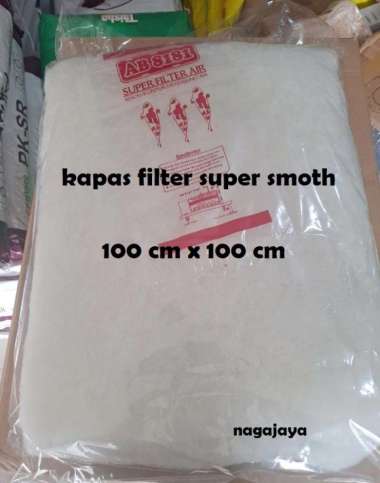 busa kapas filter super smoth aquarium kapas uk besar busa filter 3 lapis ukuran 100 x 100cm