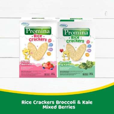 Promina Rice Crackers 20gr biskuit bayi mixed berries