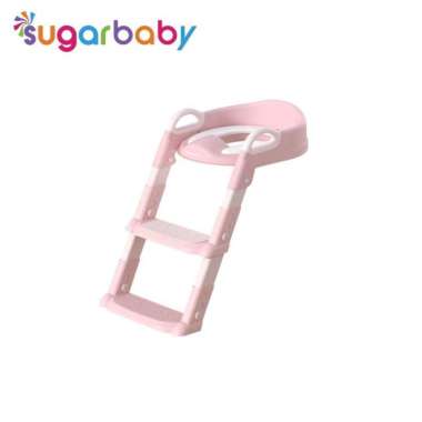 SUGAR BABY POTTY TRAINING SEAT & LADDER PINK
