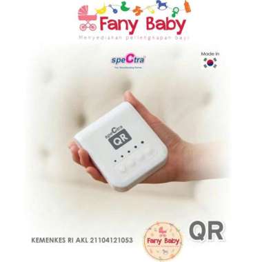 SPECTRA QR ELECTRIC BREASTPUMP MINERAL WHITE