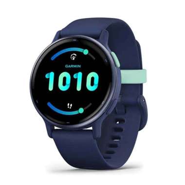 JAM TANGAN GARMIN SMARTWATCH PRIA SMARTWATCH WANITA VIVO ACTIVE 5 NAVY VIVOACTIVE5 JAM TANGAN DIGITA