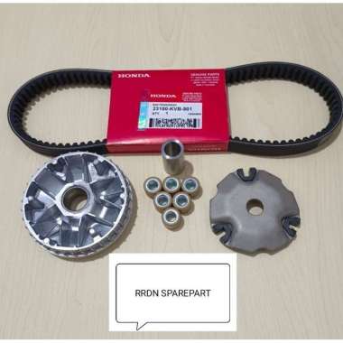 ORIGINAL 100% AHM HONDA paket cvt kode KVB untuk Vario, Beat Fi, Vario 110 Karbu, vario Techno, Karb