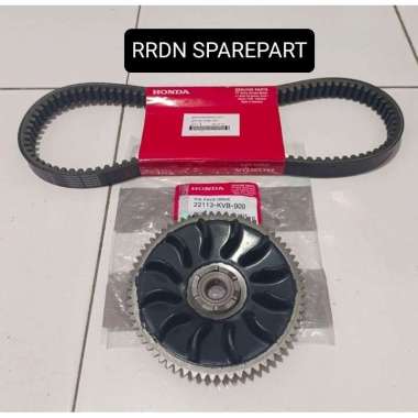 ORIGINAL 100% AHM HONDA paket cvt kode KVB untuk Vario, Beat Fi, Vario 110 Karbu, vario Techno, Karb