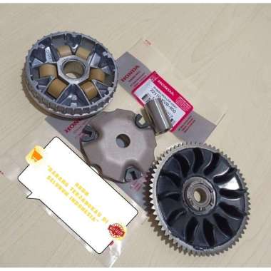 ORIGINAL 100% AHM HONDA paket cvt kode KVB untuk Vario, Beat Fi, Vario 110 Karbu, vario Techno, Karb