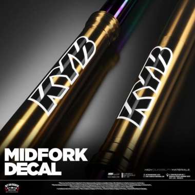 KYB Sticker Pelindung Shock Depan Usd . Fork Motocross