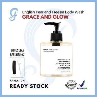 GRACE AND GLOW English Pear and Freesia Anti Acne Body Wash 400ml