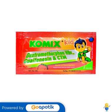KOMIX KID RASA STRAWBERRY SACHET 5 ML