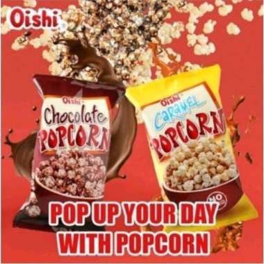 (RCG) Oishi Popcorn Cokelat Caramel Keju Renceng (10 pcs)