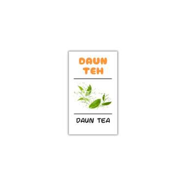 KIM SHOP - Label Stiker Bumbu Dapur Sarapan Roti Selai Sereal Susu Vynil Sticker Warna Botol Rempah 