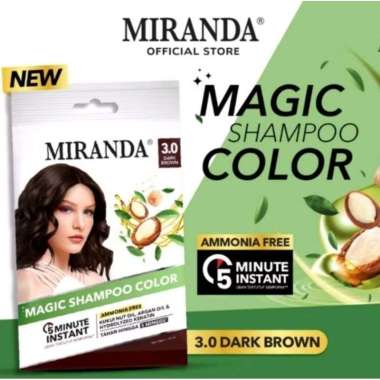 Miranda Hair Magic Color Shampoo Brown
