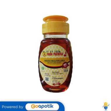 PRAMUKA MADU MULTIFLORA 130 ML BOTOL