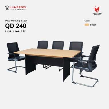 LUNARSOL QD 120 Meja Rapat QD 240 - Beech