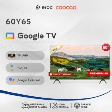 COOCAA 60 inch GOOGLE TV-Smart TV-4K UHD-Dolby Audio - 60Y65