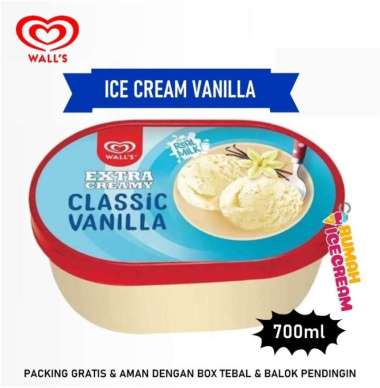 Ice Cream / Es Krim Walls Vanila 700ML