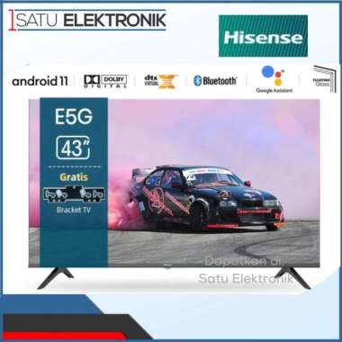 Hisense Smart TV 43 Inch FHD Bezeless Android 11 TV Screen Mirroring