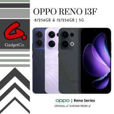 Oppo Reno 13F 5G 8/256G & 12/256GB Garansi Resmi 8/256GB Luminous Blue