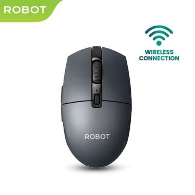 ROBOT M317 MOUSE WIRELESS MOUSE ROBOT TANPA KABEL UP TO 4000DPI GARANSI RESMI