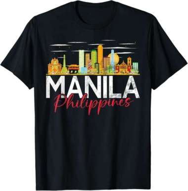 Kaos Tshirt Baju Murah Distro Manila Filipina Philippines Filipino Piliphina SOUVENIR oleh oleh SUVE