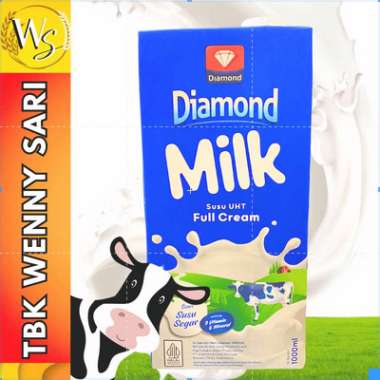 Susu UHT Diamond Full Cream 1 Liter
