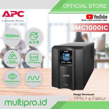 UPS APC SMC1000IC 600Watts / 1.0kVA 230V
