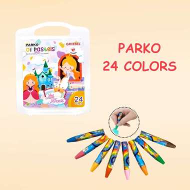Parko Crayon Krayon 24 Warna Crayon Oil Pastel 24 Crayon Greebel