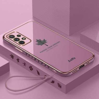 Premium Soft Case Case Samsung A52/A52S Electro Plating Case Samsung A52 ungu