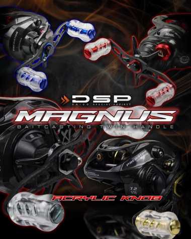 Daido - DSP Magnus Baitcasting Twin Handle - Handle Bc 95MM BLUE