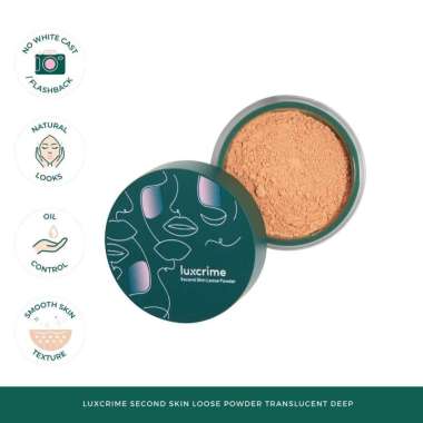 LUXCRIME Second Skin Loose Powder DEEP