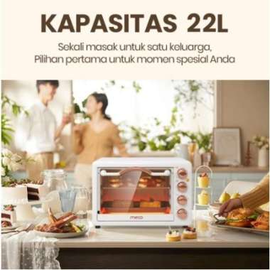 Mecoo Estetik Oven Listrik 22 L MC 4001 - Mecoo Oven Listrik Aesthetic Low Watt 22 L MC-4001 OVEN Pi