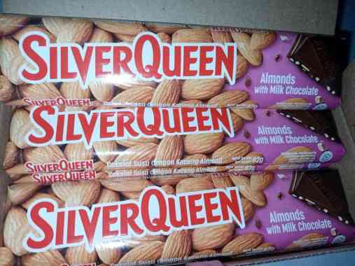 Coklat SilverQueen almond 58gr