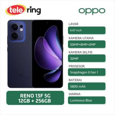 HP OPPO RENO 13F 5G 12/256GB BIRU