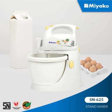 Mixer Miyako SM625 Stand Mixer Berdiri - Putih - 3.5 Liter