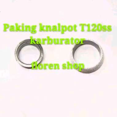 Paking knalpot Mitsubishi T120ss karburator dan Suzuki Futura Karburator
