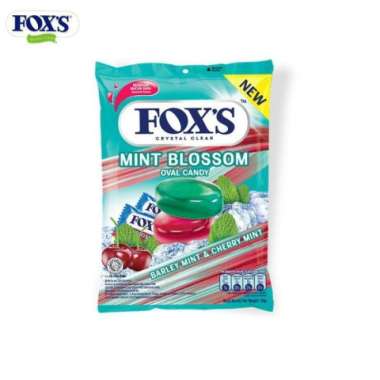 FOX'S MINT BLOSSOM 125GRAM PERMEN CANDY FOX FOXS CRYSTAL CLEAR