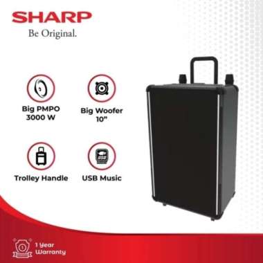 Sharp CBOX-TR10CBL Speaker Aktif
