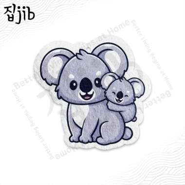 JIB Cellulose Sponge / Spons Magic Cuci Piring / Spons Karakter Wood Pulp KOALA