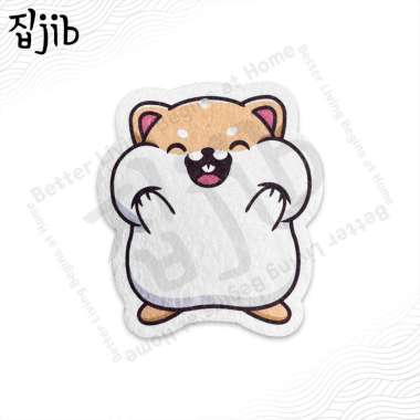 JIB Cellulose Sponge / Spons Magic Cuci Piring / Spons Karakter Wood Pulp HAMSTER